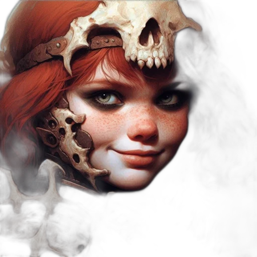 mask, face, fantasy art, photorealistic transparent PNG cut-out