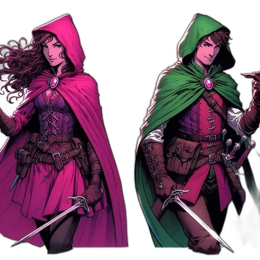 concept art, comic book art, fantasy art, pixel art transparent PNG cut-out