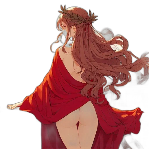 dress, crown, dragon, fantasy art transparent PNG cut-out