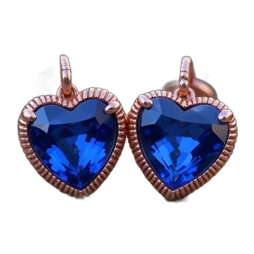 jewelry, pair, blue, sapphire transparent PNG cut-out