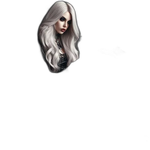 hair, face, jewelry, mask transparent PNG cut-out