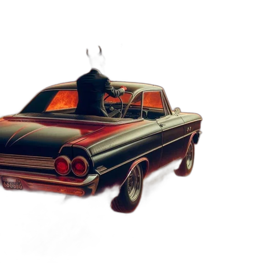 car, weapon, concept art, photorealistic transparent PNG cut-out