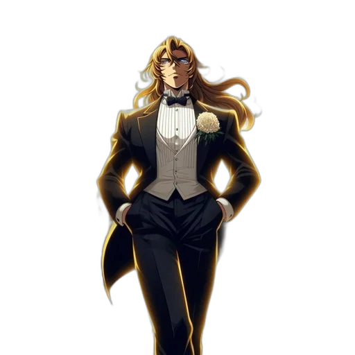 staff, dress, crown, jacket transparent PNG cut-out