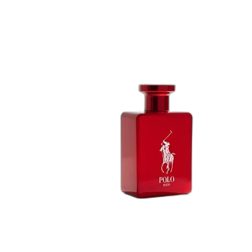 bottle, dress, 3d render, red transparent PNG cut-out