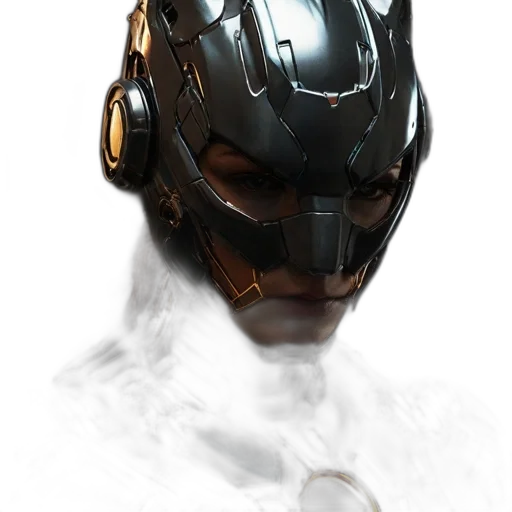mask, robot, face, weapon transparent PNG cut-out