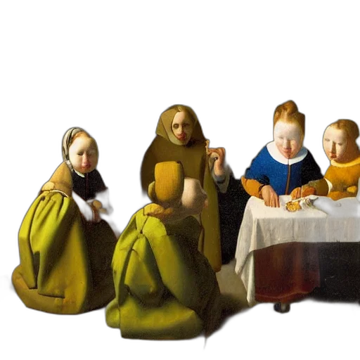 food, dress, oil painting, concept art transparent PNG cut-out