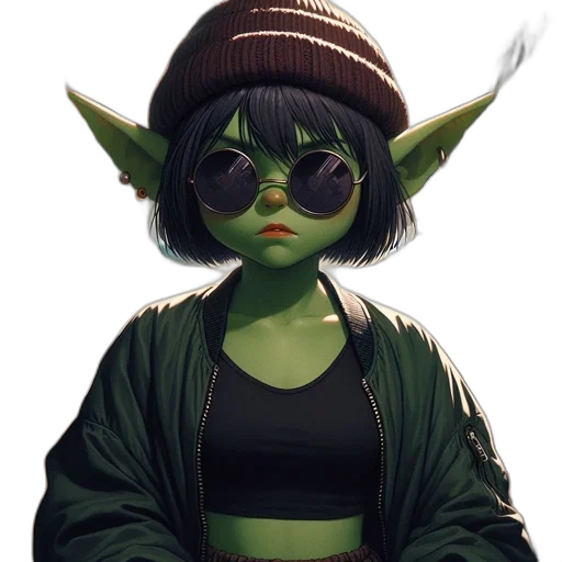 staff, hat, mask, fantasy art transparent PNG cut-out