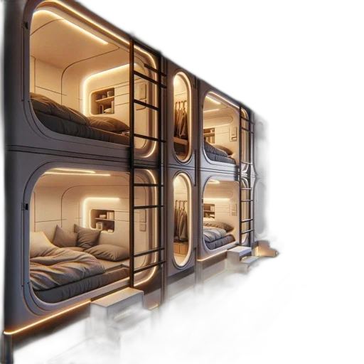 furniture, 3d render, concept art, outer space transparent PNG cut-out