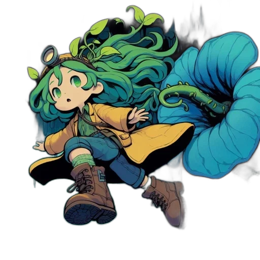 dragon, creature, staff, concept art transparent PNG cut-out