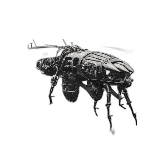 robot, creature, animal, weapon transparent PNG cut-out