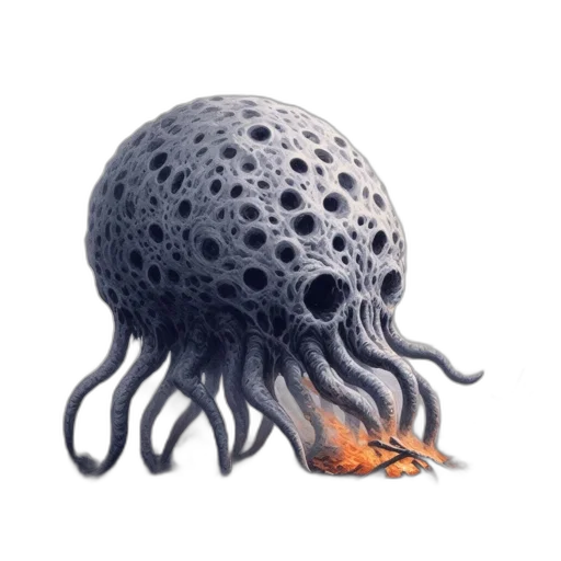 creature, animal, mask, hair transparent PNG cut-out