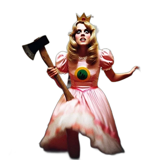 crown, staff, dress, weapon transparent PNG cut-out