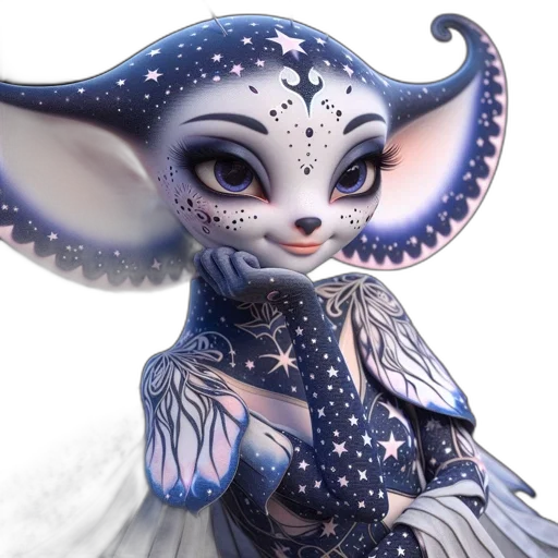 fantasy art, concept art, 3d render, outer space transparent PNG cut-out