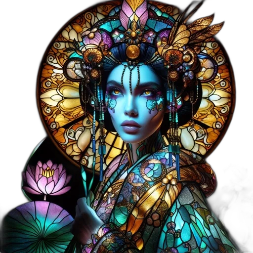 jewelry, flower, fantasy art, concept art transparent PNG cut-out