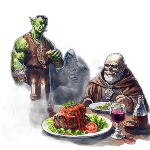 food, concept art, fantasy art, comic book art transparent PNG cut-out