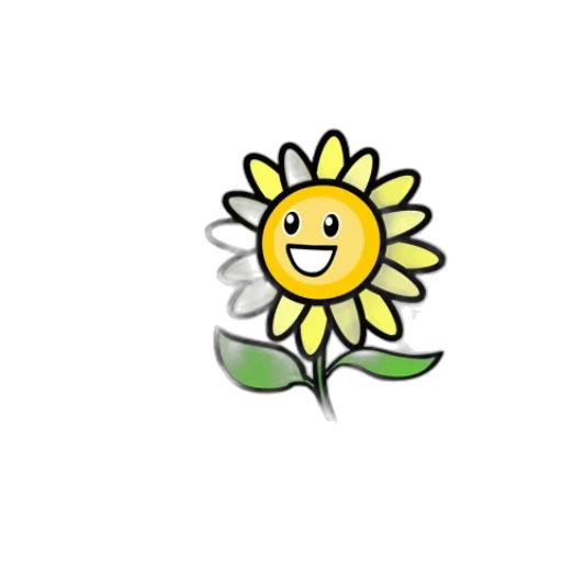 flower, staff, pixel art, cartoon transparent PNG cut-out