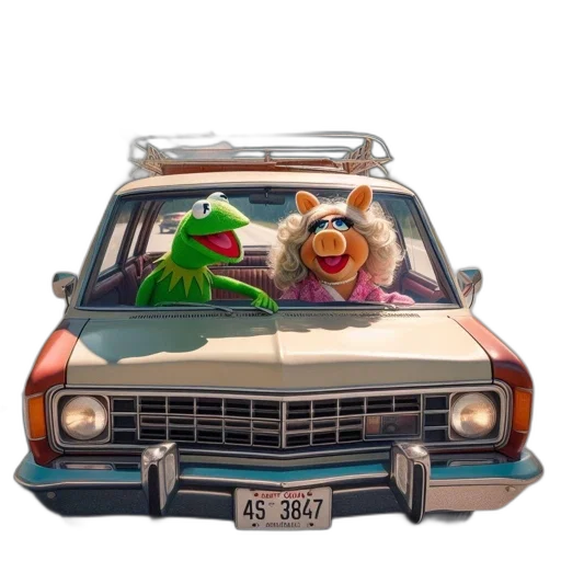 car, animal, concept art, 3d render transparent PNG cut-out