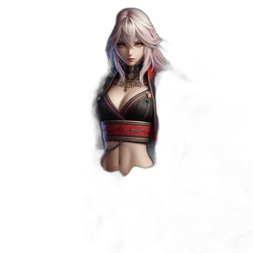 jacket, dragon, weapon, dress transparent PNG cut-out
