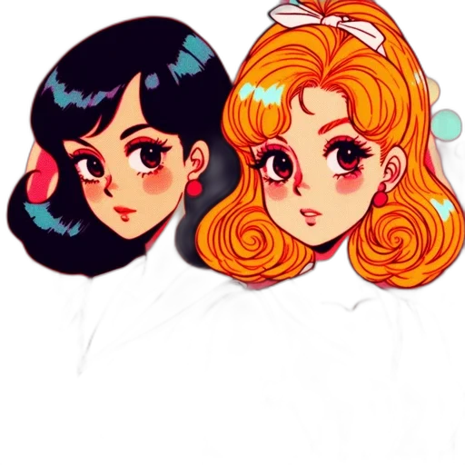 anime, pixel art, concept art, watercolor transparent PNG cut-out