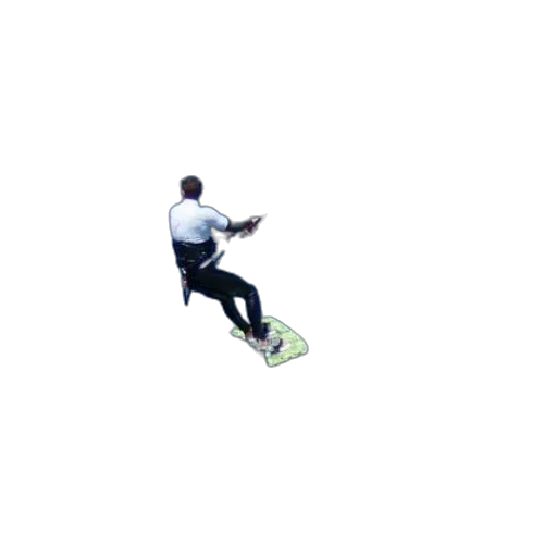 shoes, staff, creature, robot transparent PNG cut-out