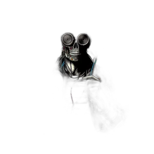 mask, creature, face, robot transparent PNG cut-out