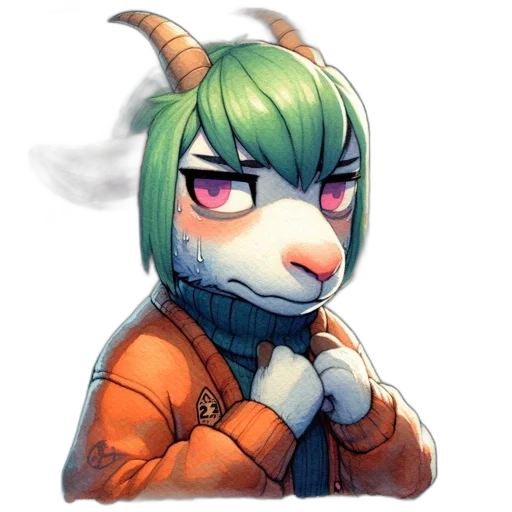 mask, staff, jacket, dragon transparent PNG cut-out