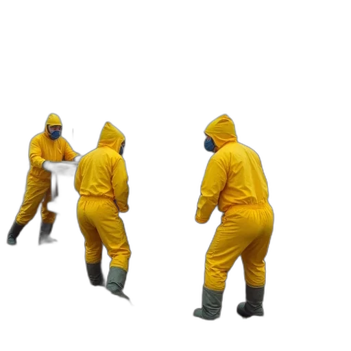 jacket, staff, mask, concept art transparent PNG cut-out