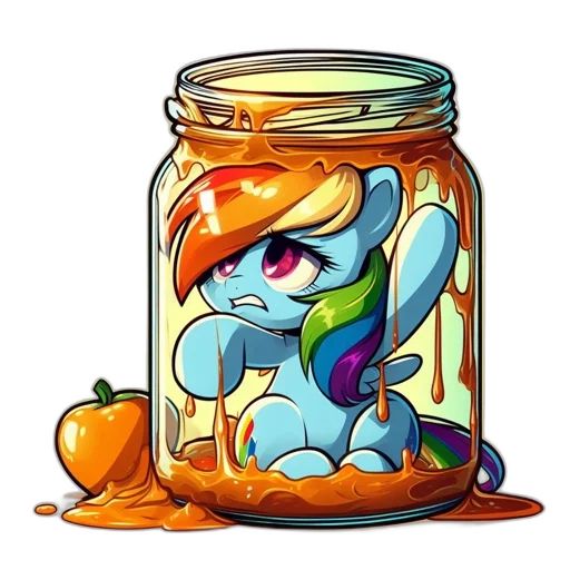 food, pixel art, concept art, watercolor transparent PNG cut-out