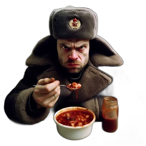 food, hat, staff, face transparent PNG cut-out