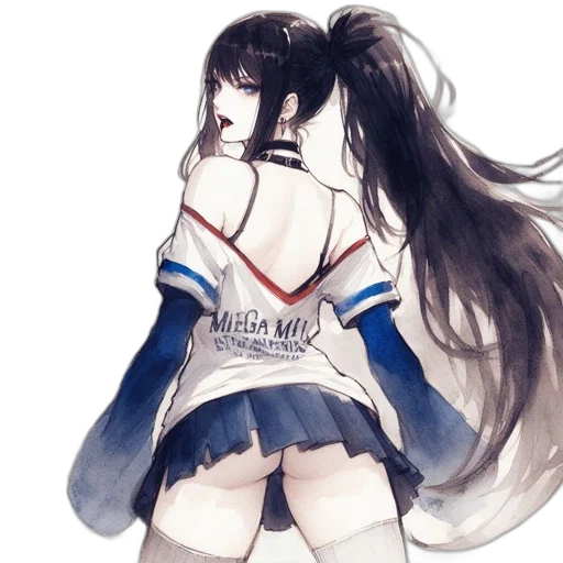 jacket, dress, staff, weapon transparent PNG cut-out