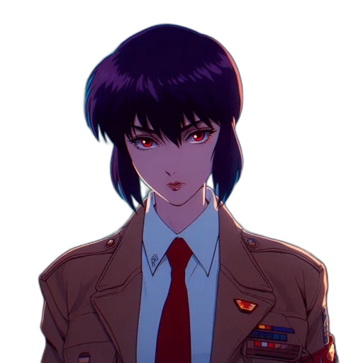 jacket, face, weapon, staff transparent PNG cut-out