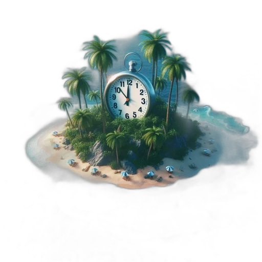 3d render, concept art, photorealistic, vaporwave transparent PNG cut-out