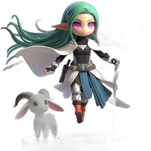 staff, concept art, fantasy art, 3d render transparent PNG cut-out