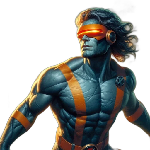 mask, comic book art, concept art, 3d render transparent PNG cut-out