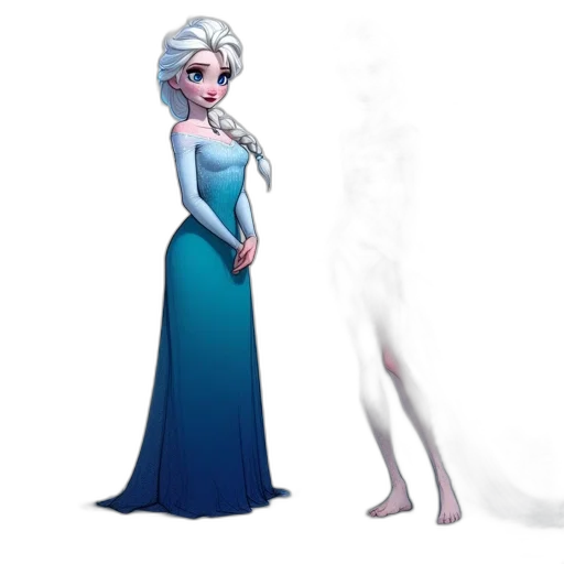 dress, concept art, fantasy art, 3d render transparent PNG cut-out