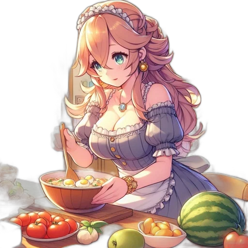 food, staff, dress, crown transparent PNG cut-out