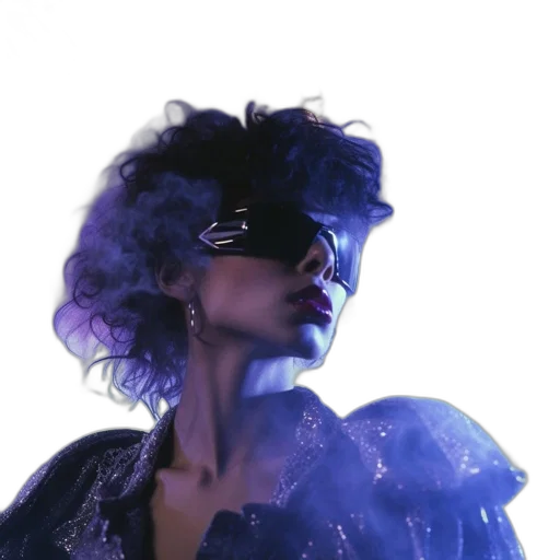 mask, dress, jacket, cyberpunk transparent PNG cut-out