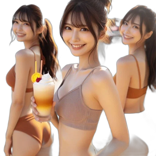 staff, photorealistic, 3d render, beach transparent PNG cut-out