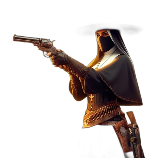 weapon, staff, sword, robot transparent PNG cut-out