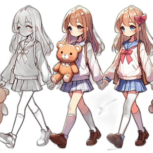 pixel art, anime, concept art, fantasy art transparent PNG cut-out