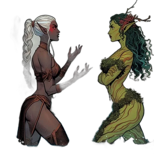 concept art, fantasy art, comic book art, pixel art transparent PNG cut-out