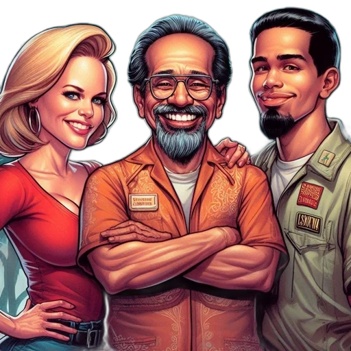 staff, comic book art, cartoon, concept art transparent PNG cut-out