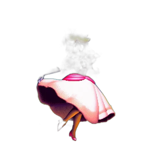dress, umbrella, hat, shoes transparent PNG cut-out