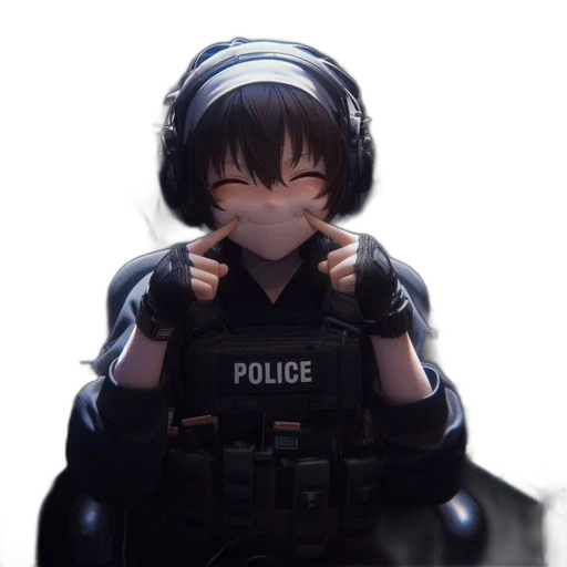 weapon, staff, face, robot transparent PNG cut-out