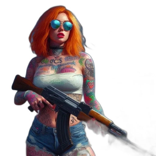 weapon, staff, concept art, cyberpunk transparent PNG cut-out
