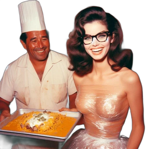 food, dress, chef, woman transparent PNG cut-out