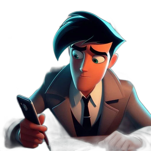 staff, jacket, face, robot transparent PNG cut-out