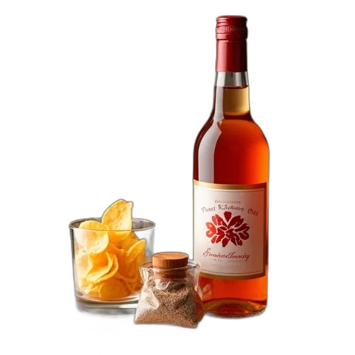 bottle, pork, clouds, wine transparent PNG cut-out