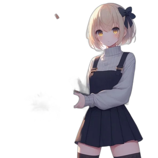 staff, dress, weapon, flower transparent PNG cut-out