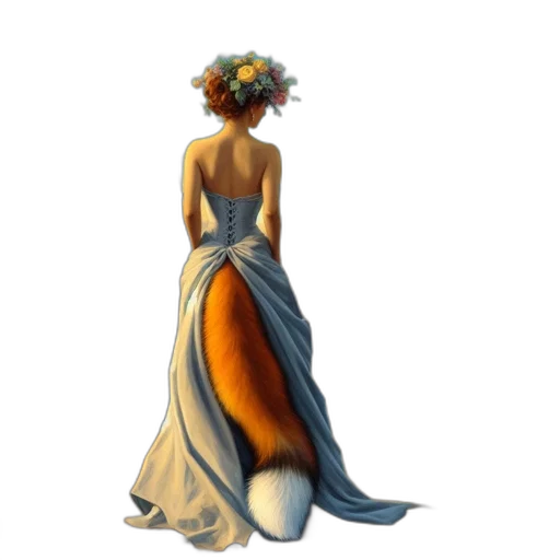 dress, crown, jewelry, flower transparent PNG cut-out